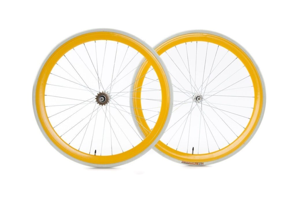 JL6A Wiel set fixed geel