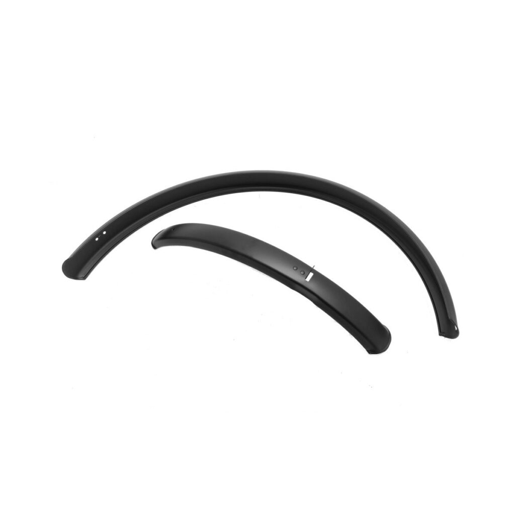 Spatbordset 55mm glanszwart [p]