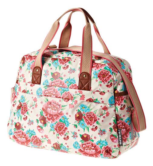 Basil schoudertas Bloom wt Rood – Roze – Wit