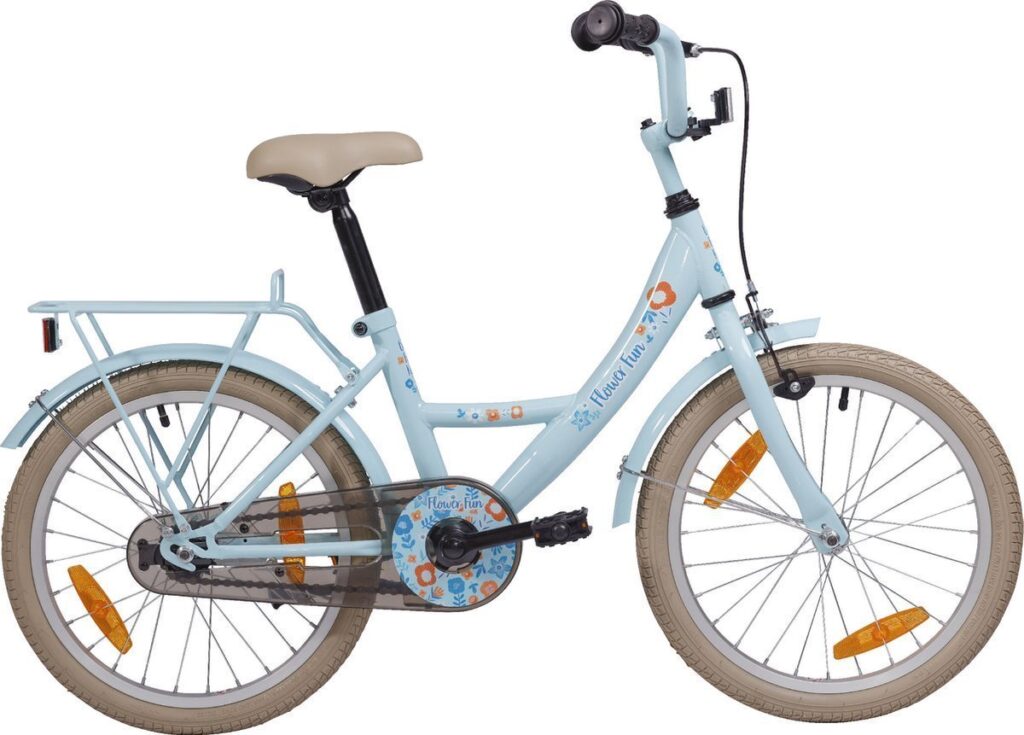 Bikefun Flower fun 18″ Licht Blauw Meisjes 2025