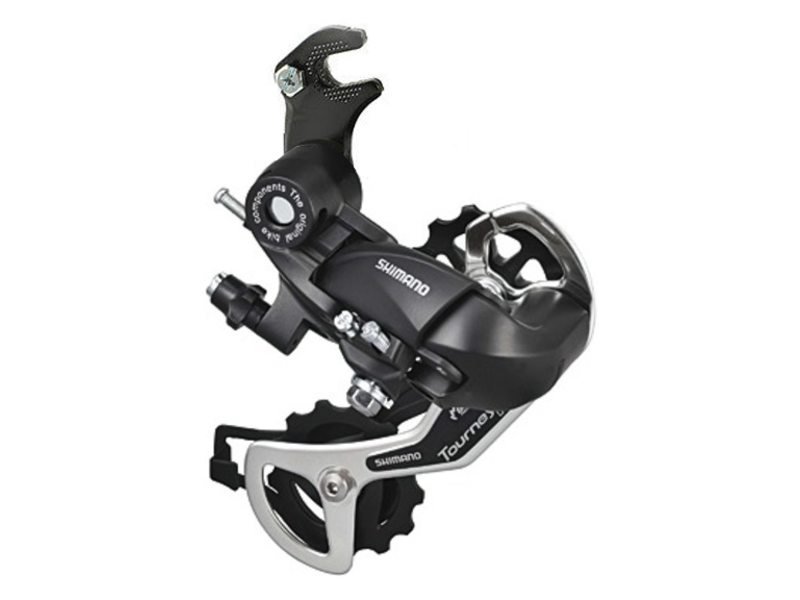 Shimano achter derailleur Tourney TY300 m/haak Zwart