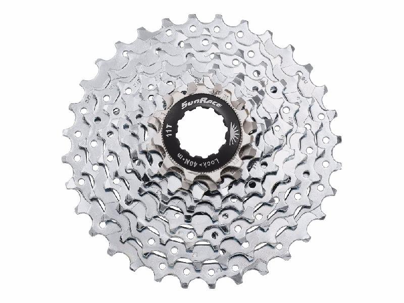 Sunrace cassette 9v 11/32 Zilver