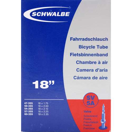 Schwalbe bnb SV5A 18 x 1.75 – 2.35 fv 40mm Zwart