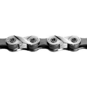 Kmc Ds ketting X8 silver/grey 116s bulk (25) Grey