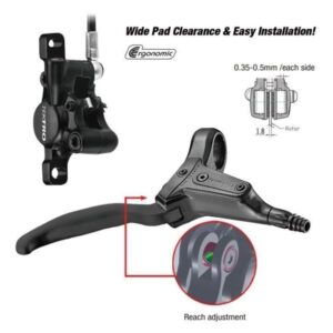 Tektro schijfremset HD-T386 Rechts zwart