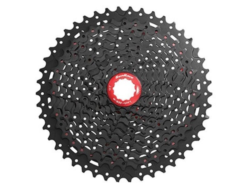 Sunrace CASSETTE CSMX811-SP. 11-46T. ZW. MOD.16 Zwart