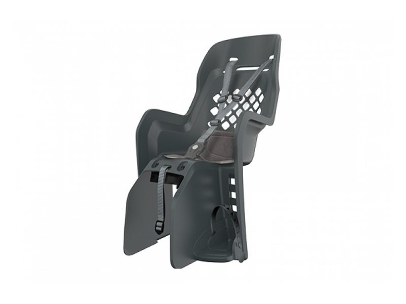 Polisport achterzitje Joy drager bev. grey/dark gr Zwart/Grijs