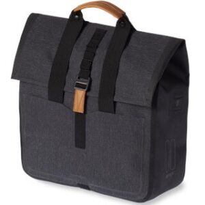 Basil shoppertas Urban dry charcoal 25L Charcoal Melee
