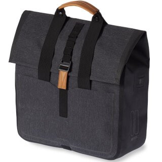 Basil shoppertas Urban dry charcoal 25L Charcoal Melee