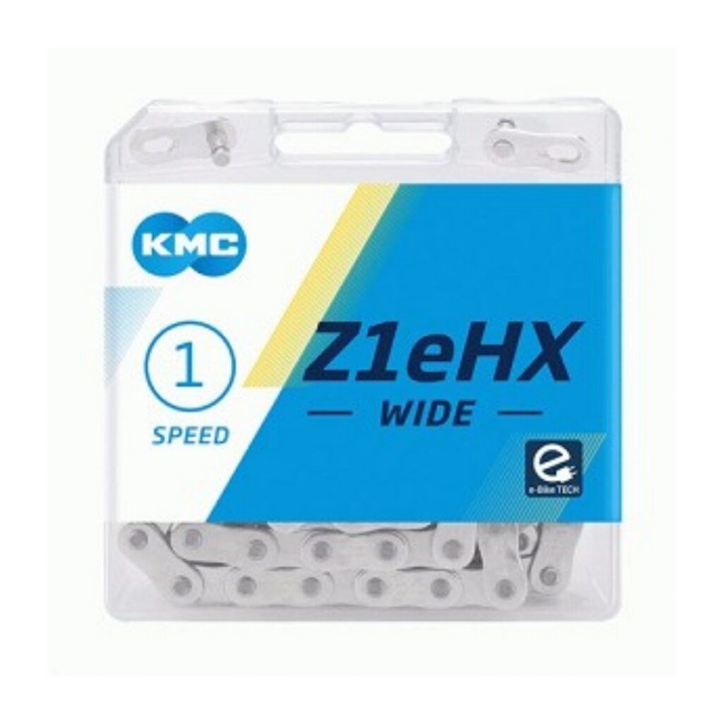 Kmc ketting Z1eHX 1/8 wide silver 112s Zilver