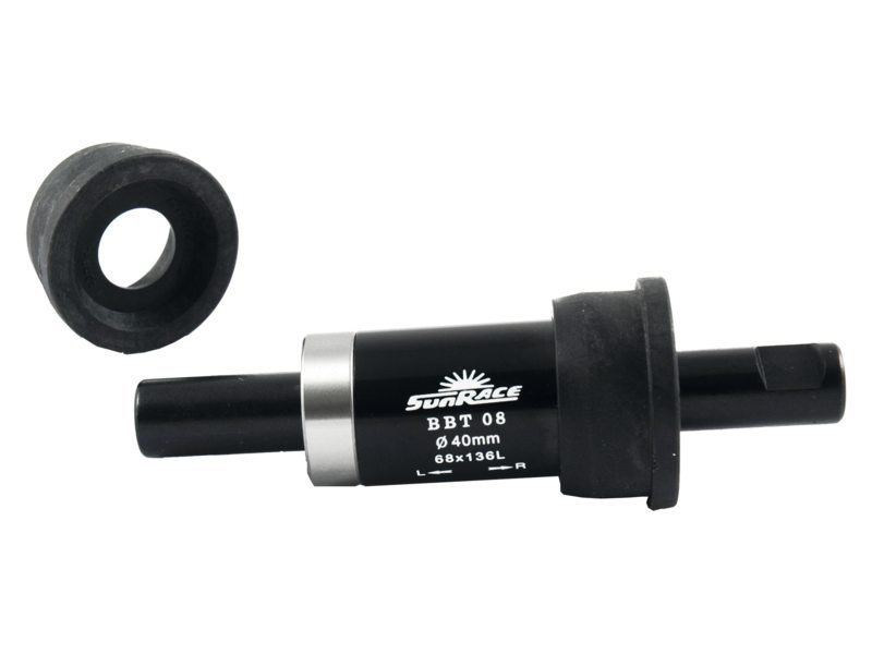 Sunrace BRACKETSET KEILL.40/136MM INSLAG CUP Zwart
