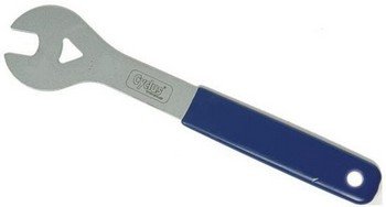 Cyclus conussleutel 15 mm Blauw|Zilver