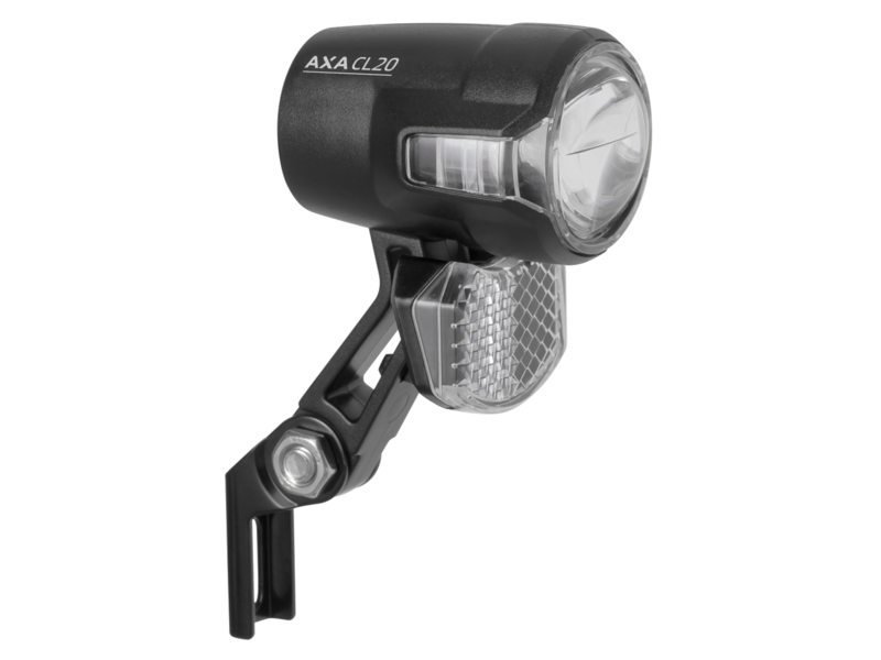 Axa koplamp Compactline switch aan/uit dynamo 20 l Black
