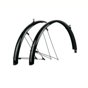 Sks spatbord set Bluemels Basic 28 55mm ZWART