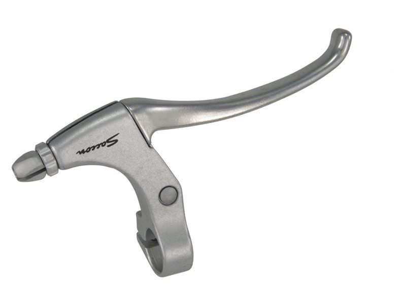 Saccon remgreep set L64 rollerbrake/alu Zilver