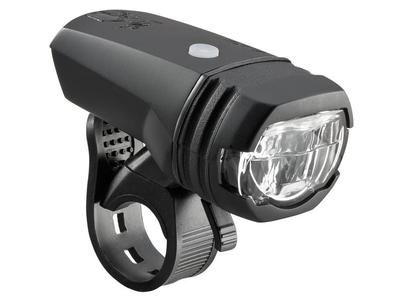Axa koplamp Greenline usb 50 lux Zwart