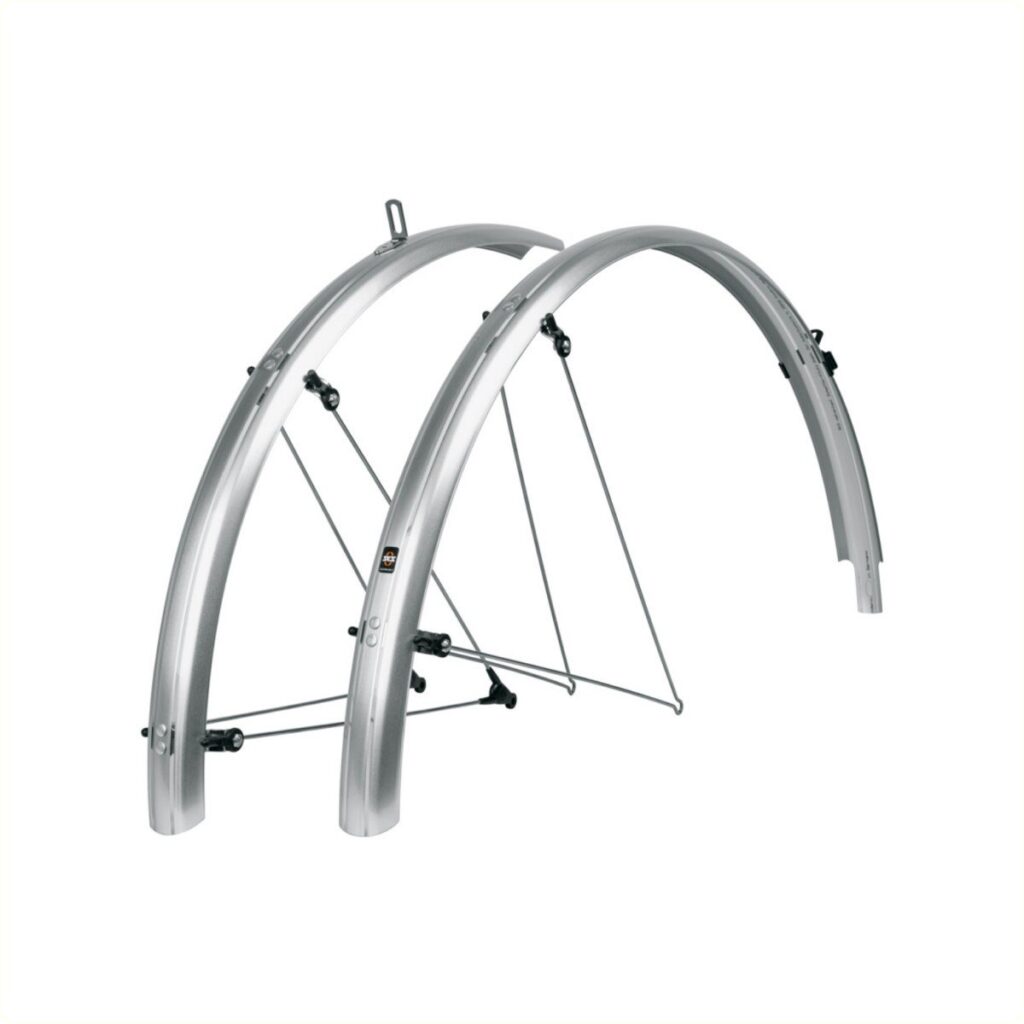 Sks spatbord set Bluemels Basic 28 45mm Zilver