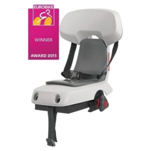 Polisport achterzitje Guppy Junior cool grey / dar Wit/donkergrijs