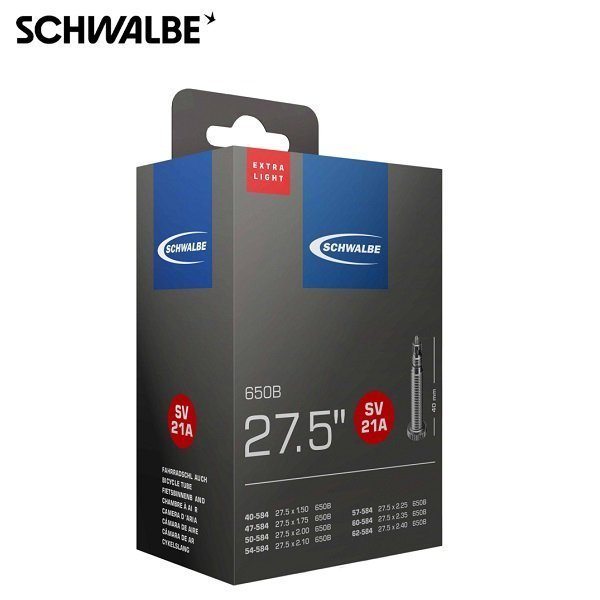 Schwalbe bnb SV21A Extra Light 27.5 x 1.50 – 2.40 BLACK