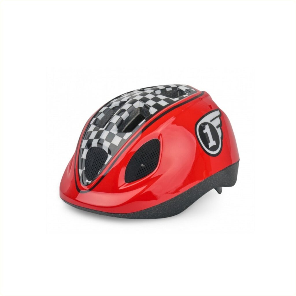 Polisport helm Race Rood|Zwart
