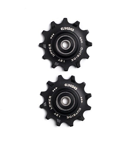 Elvedes derailleurwiel set Sram 2x12t Zwart
