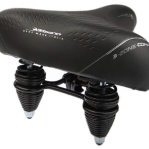 Selle Bassano zadel Volare XXL Cruiser-Zwart