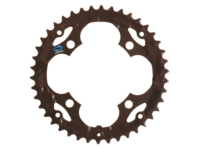Shimano Shim kett blad 42t FC-M415 zw Zwart