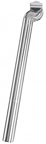 Unbranded Zadelpen ATB 27.2 X 350 zilver Zwart