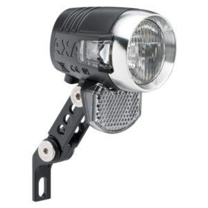 Axa koplamp Blueline E-bike 6v 50 lux zwart Zilver|Zwart