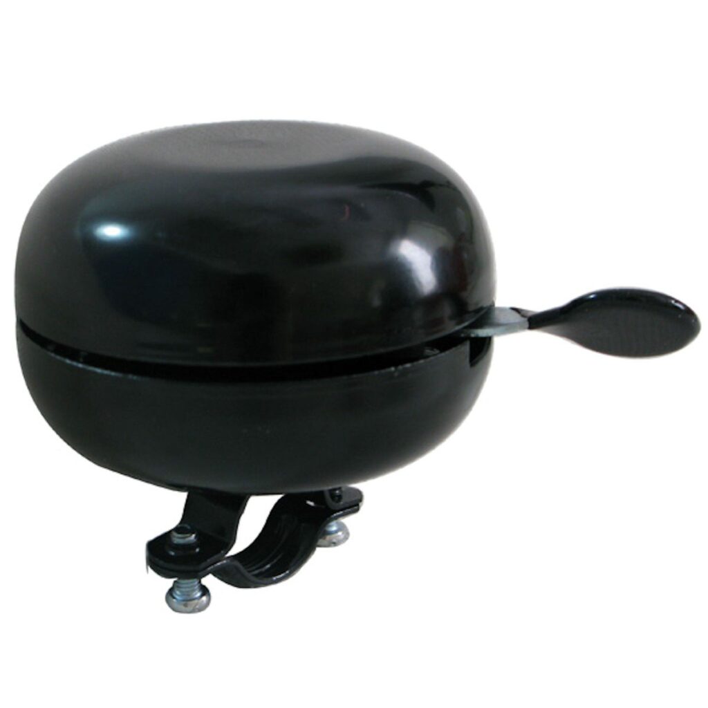 Niet Verkeerd NV bel Ding Dong 80mm Merlot black Mat Zwart