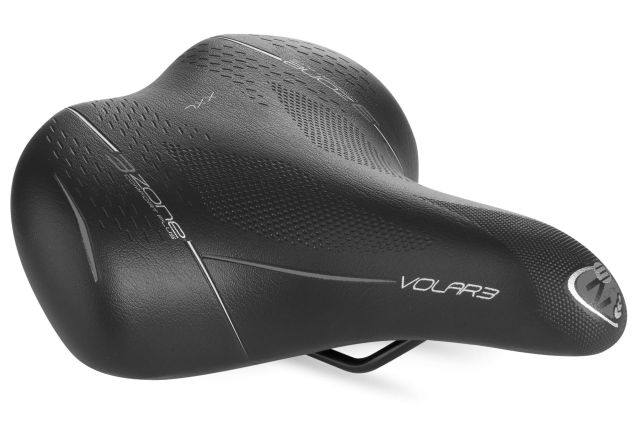 Selle Bassano zadel Volare XXL BigCity-Zwart