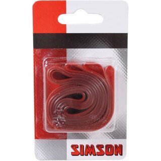 Simson velglint 20mm pvc Zwart