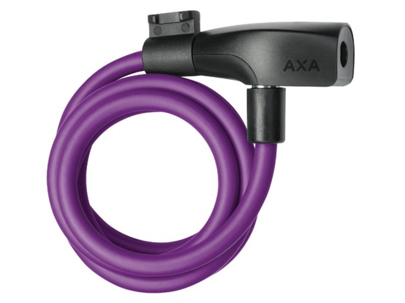 Axa Kabelslot Resolute 8/120 Royal Purple Paars