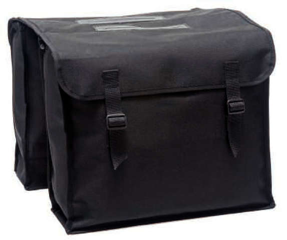 Cameo fietstas dubbel 30L Black