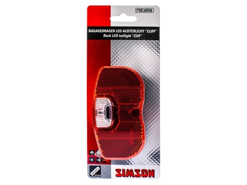 Simson achterlicht Cliff batterij 50/80mm