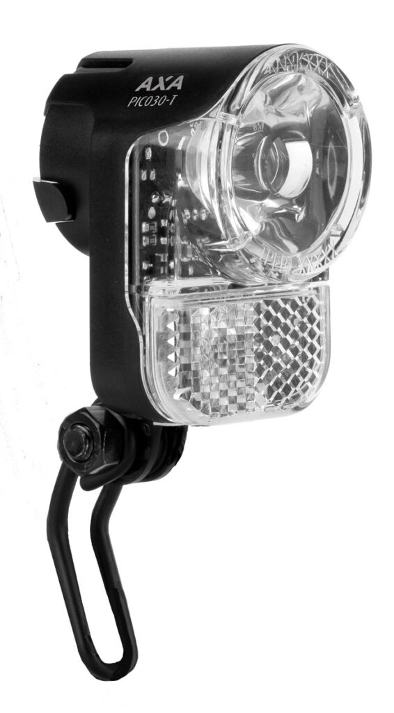 Axa koplamp Pico T led switch aan/uit dynamo 30 lu Black
