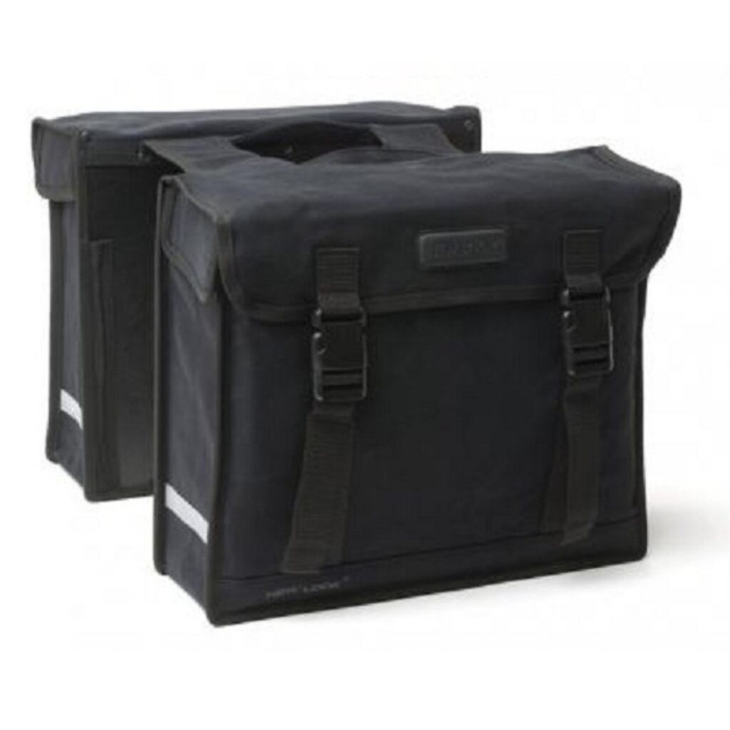 New Looxs fietstas dubbel 31 canvas 66L Black