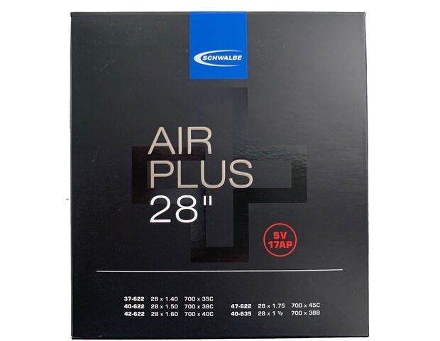 Schwalbe bnb SV17AP Air plus 28 x 1.40 – 1.75 fv 4 BLACK