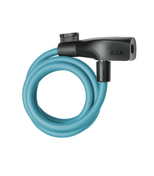 Axa Kabelslot Resolute 8/120 Ice Blue Ice Blau