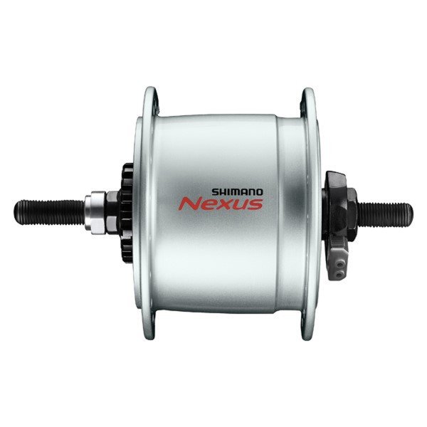 Shimano dynamonaaf 6v 2,4w DH-C6000 RB zilver
