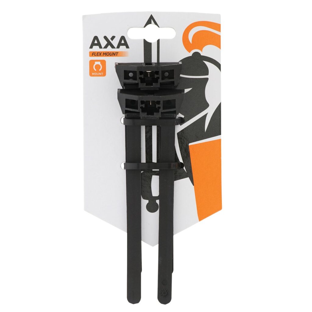 Axa montage set ringslot Flex mount op kaart Zwart