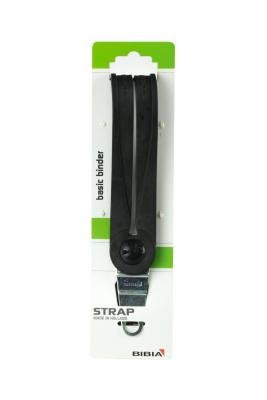 Bibia snelbinder Basic TGS met knop en asplaat op Black
