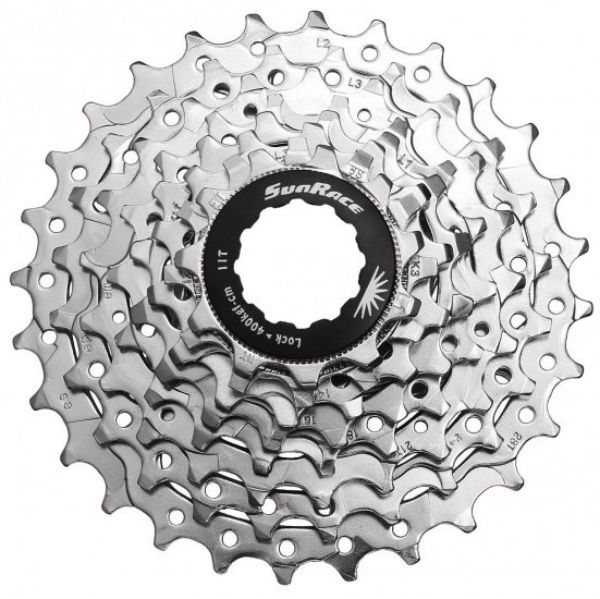 Sunrace cassette 7v 11/28 Zilver