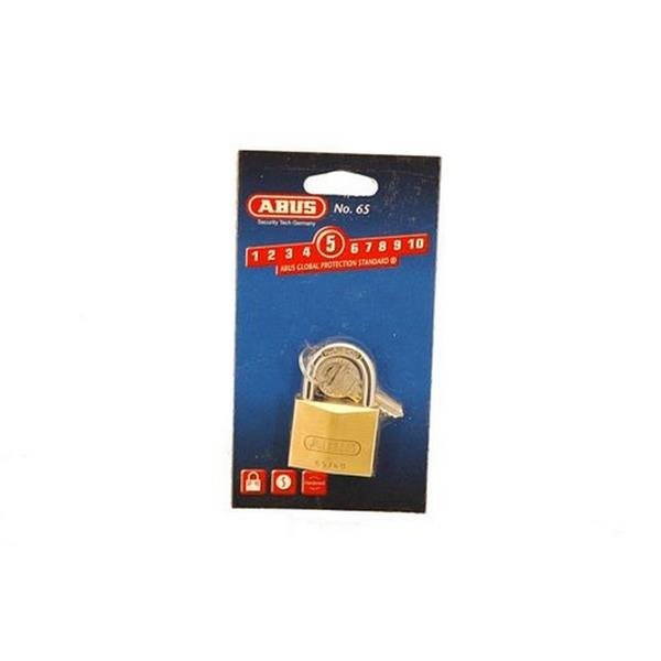 Abus hangslot 65/40mm op kaart Koper