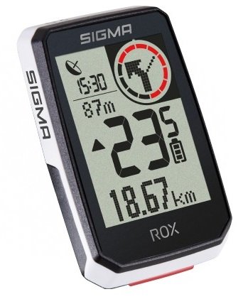 Sigma fietscomputer ROX 2.0 GPS White Wit