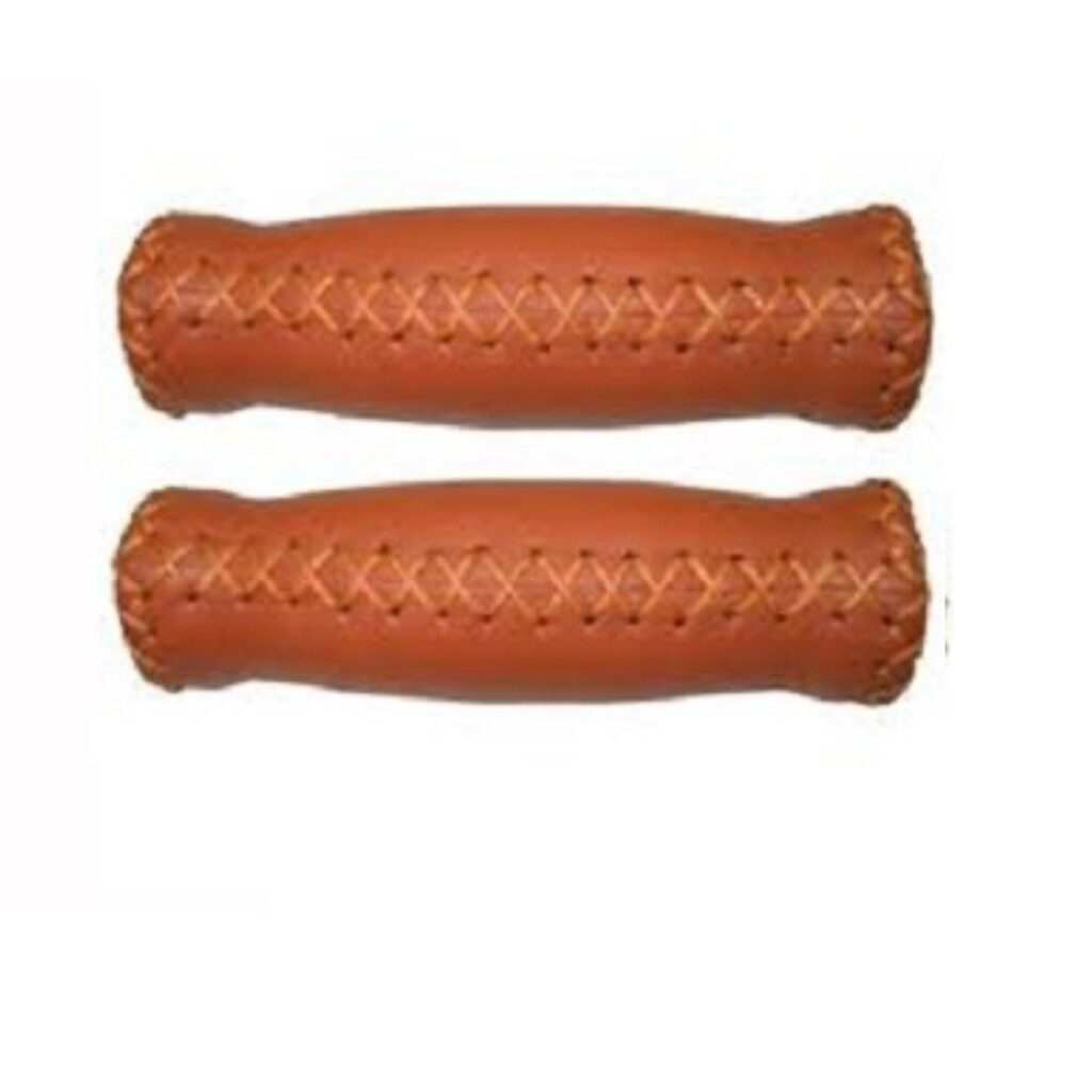 Velo handvatten leer 127mm licht bruin