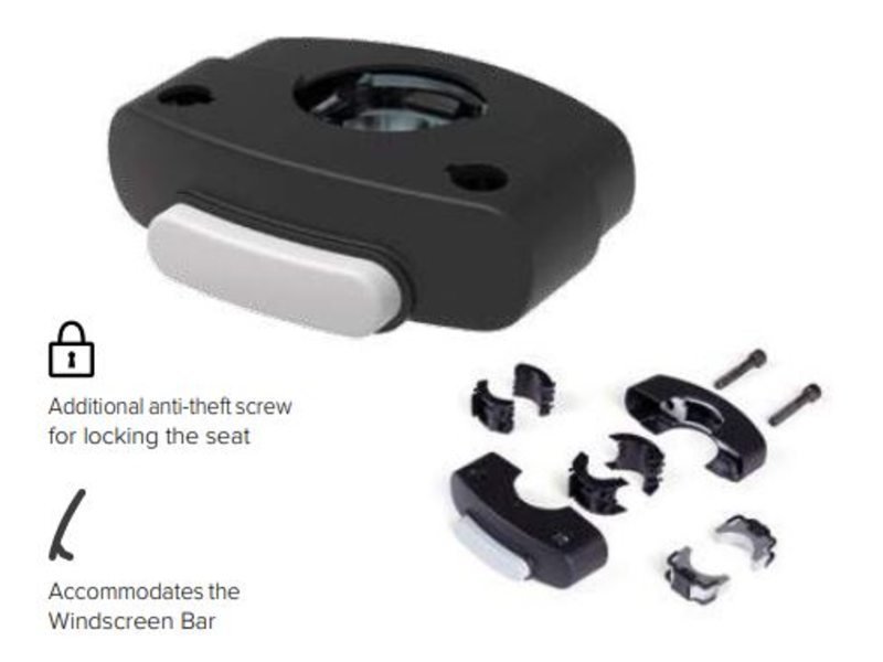 Polisport Ahead adapter+ Zwart