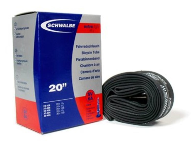 Schwalbe bnb SV6A Extra Light 20 x 0.90 – 1.50 fv BLACK