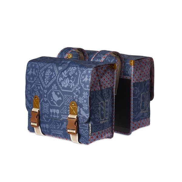 Basil dubb tas Boheme indigo Blauw