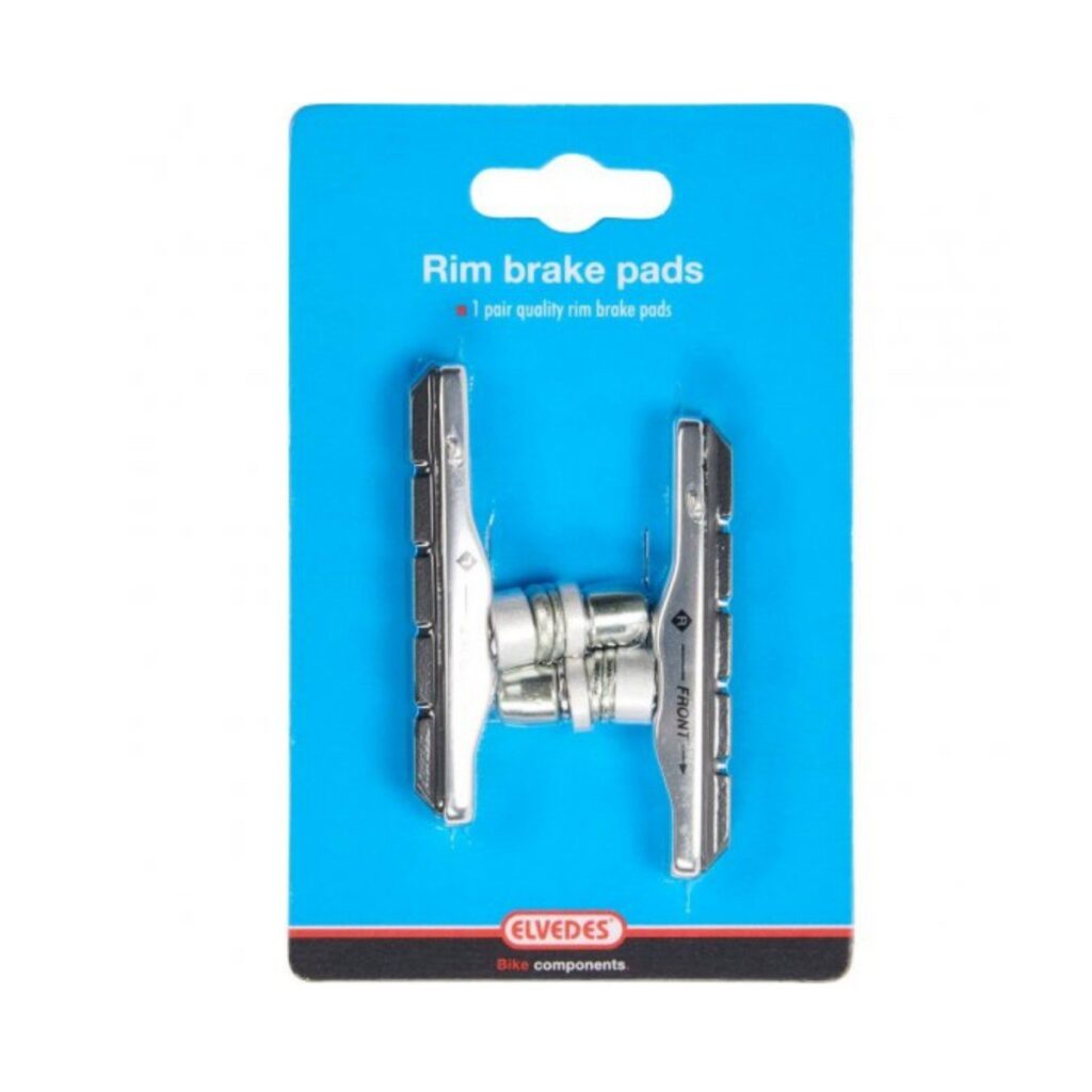Elvedes remblok V-brake m/inbus 72mm cartridge Zilver